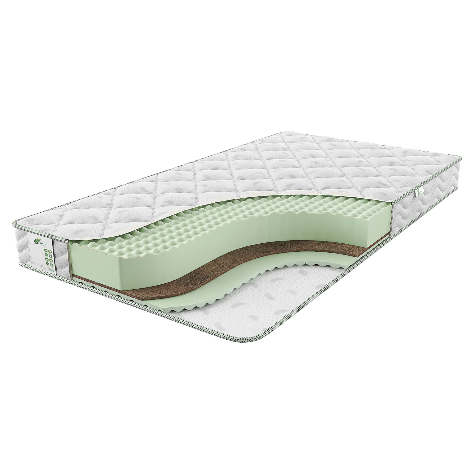 

Матрас Agreen Clean Jasper 70х200, Белый, Clean Jasper