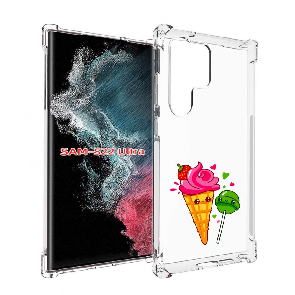 

Чехол MyPads Вкусняшки для Samsung Galaxy S23 Ultra, Прозрачный, Tocco