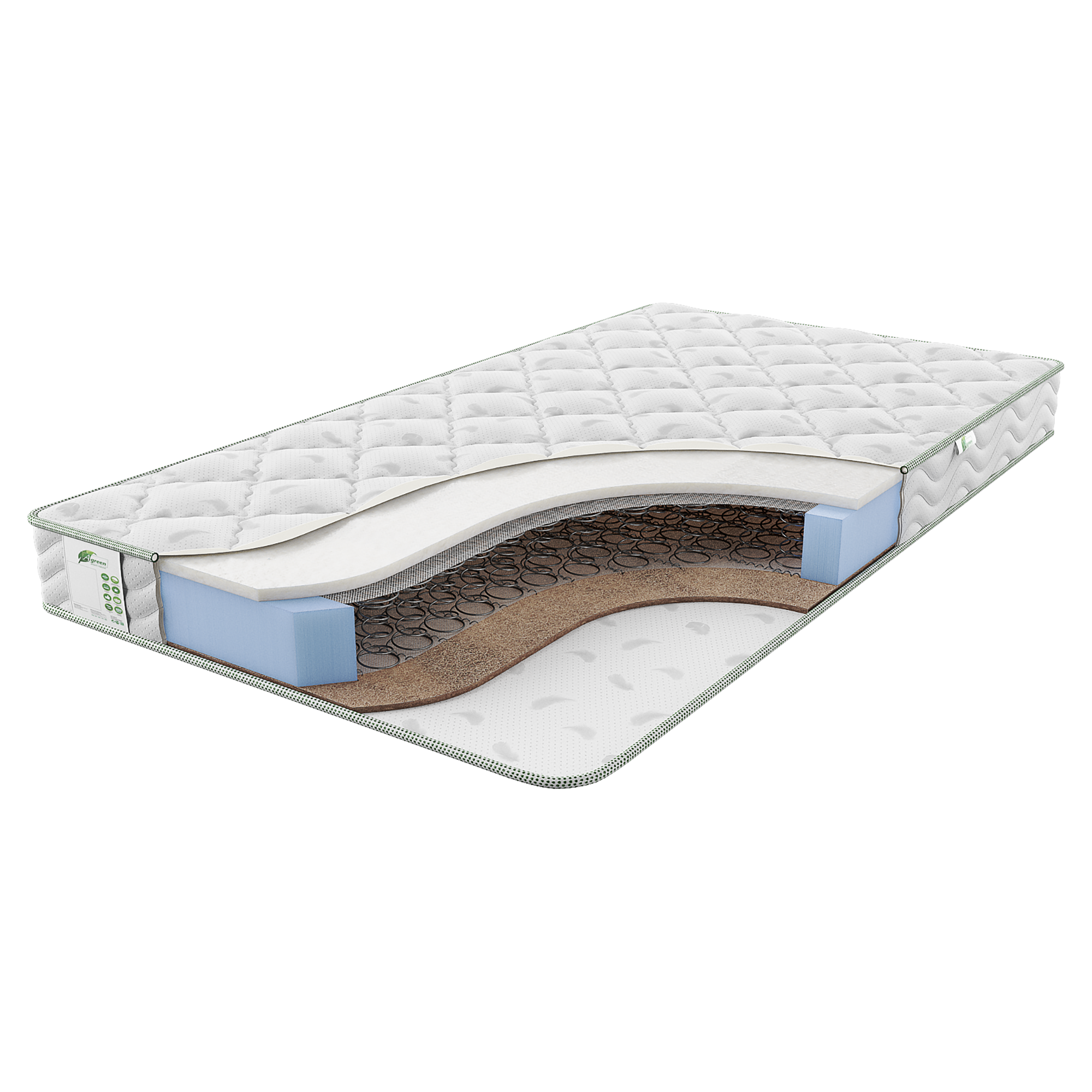 

Матрас Agreen Clean Toba 80х200, Белый, Clean Toba