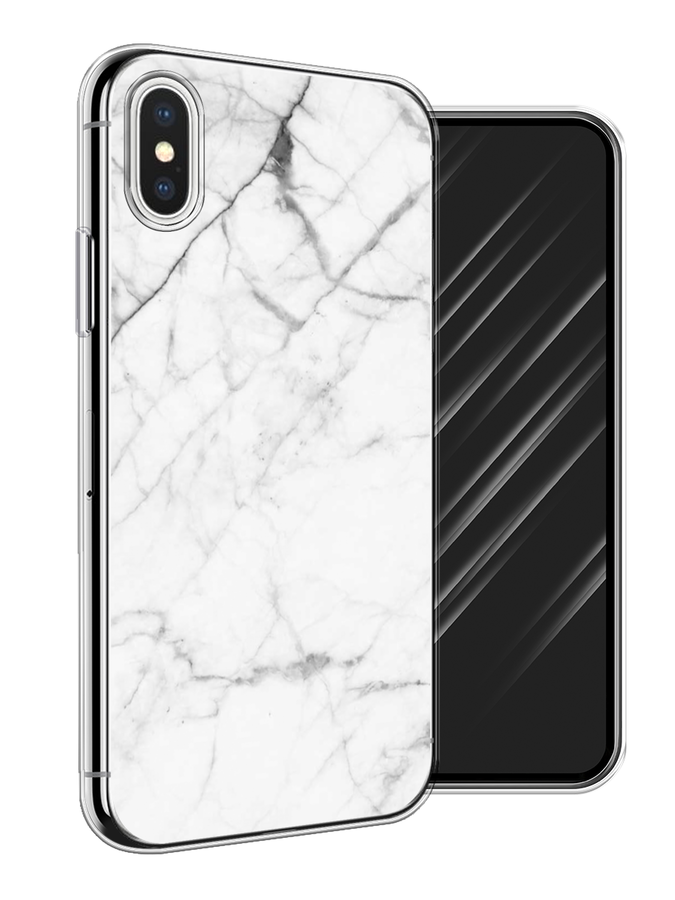 

Чехол Awog на Apple iPhone XS (10S) / Айфон XS (10S) "Светлый мрамор", Разноцветный, 11850-3