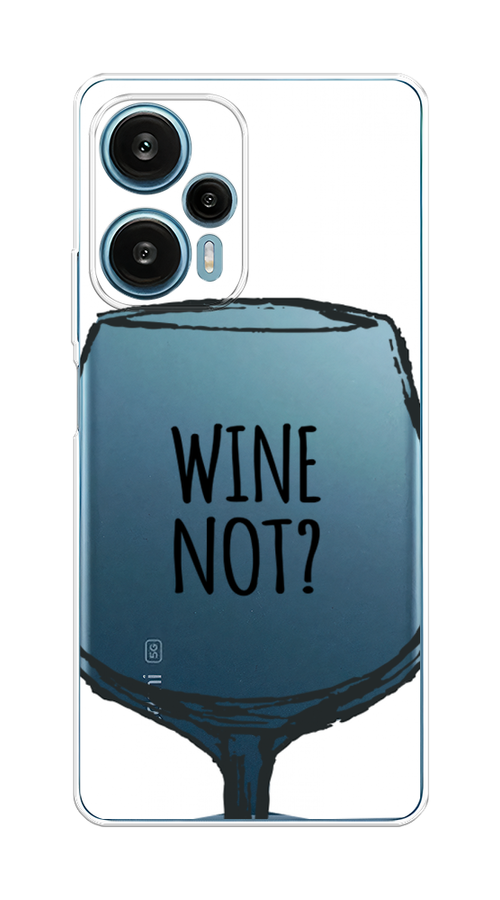 

Чехол на Xiaomi Redmi Note 12 Turbo "Wine not white", Белый, 318450-6
