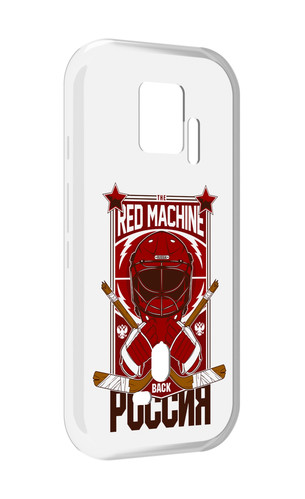 Чехол MyPads хоккей россия для ZTE Nubia Red Magic 7S Pro