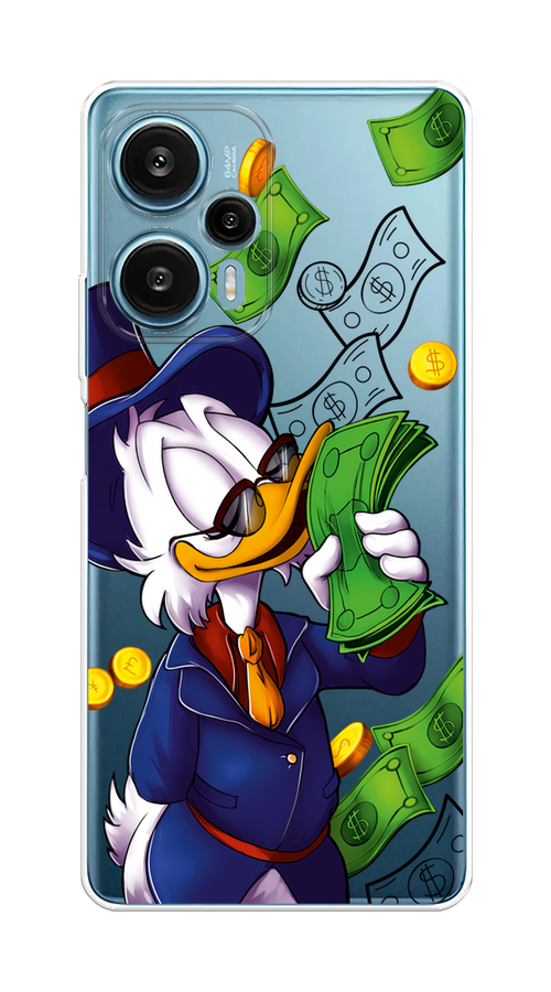 

Чехол на Xiaomi Redmi Note 12 Turbo "Scrooge McDuck with Money", Синий;зеленый;белый, 318450-6