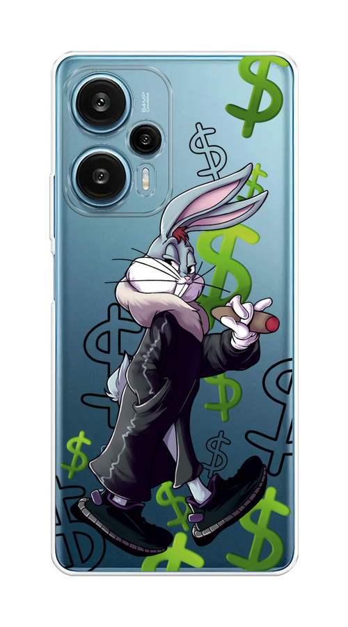 

Чехол на Xiaomi Redmi Note 12 Turbo "Rich Bugs Bunny", Зеленый;черный;голубой, 318450-6