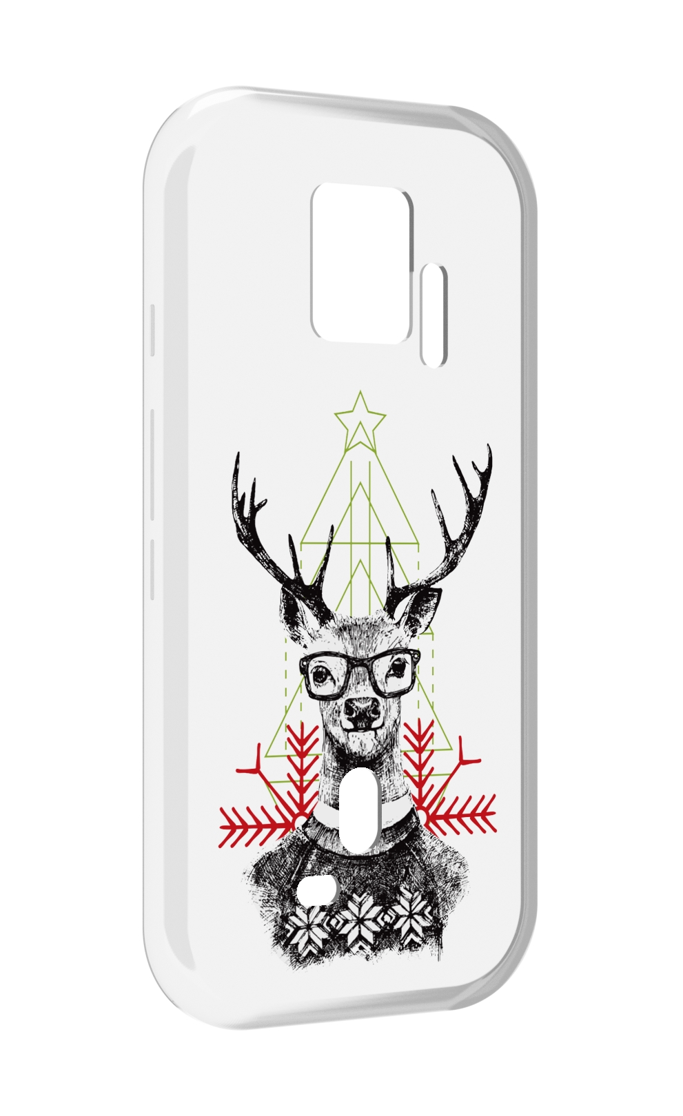 

Чехол MyPads умный олень для ZTE Nubia Red Magic 7S Pro, Прозрачный, Tocco