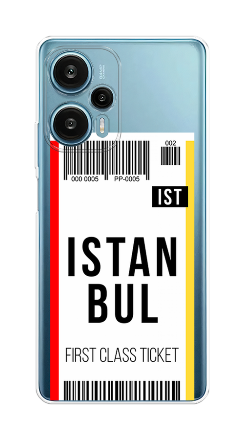 

Чехол на Xiaomi Redmi Note 12 Turbo "Билет в Стамбул", Белый;черный;красный, 318450-6