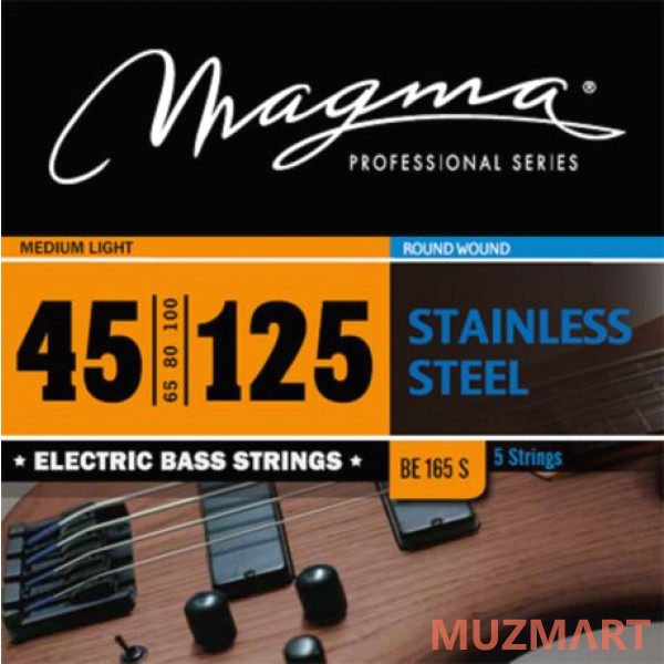 Magma Strings BE165S Комплект 5 струн для бас-гитары