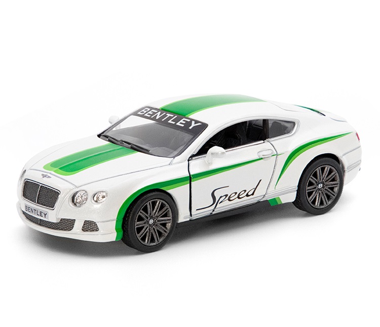 фото Модель машины kinsmart bentley continetal gt speed, 2012 года, инерционная, 1/38 kt5369fw