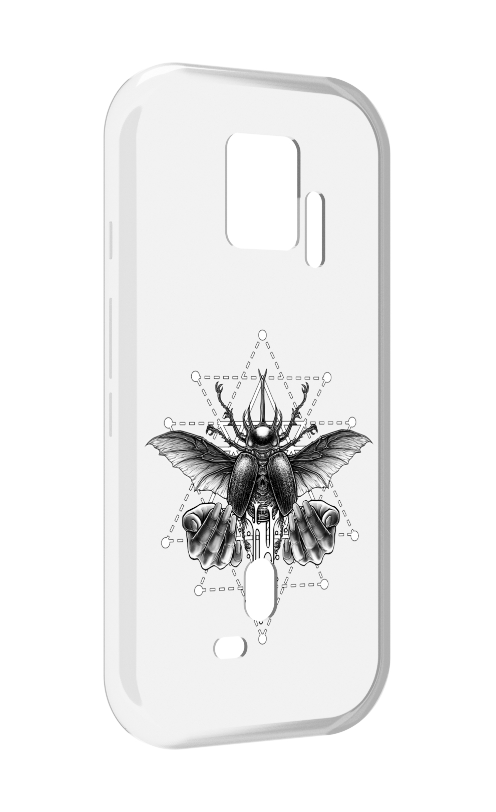 Чехол MyPads скарабей для ZTE Nubia Red Magic 7S Pro