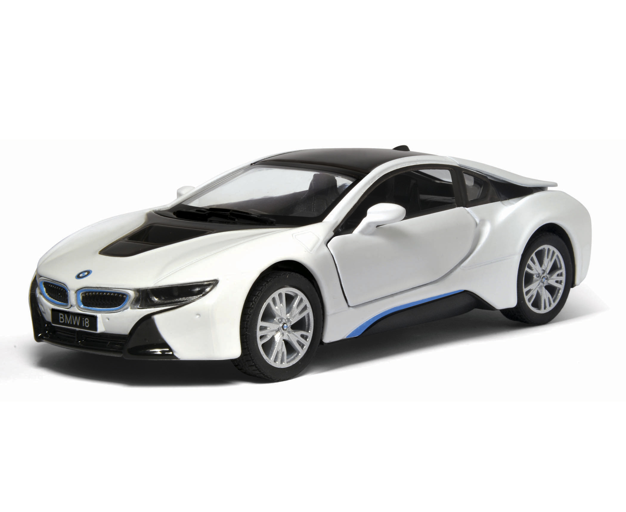 

Модель машины Kinsmart BMW i8, инерционная, 1/36 KT5379W