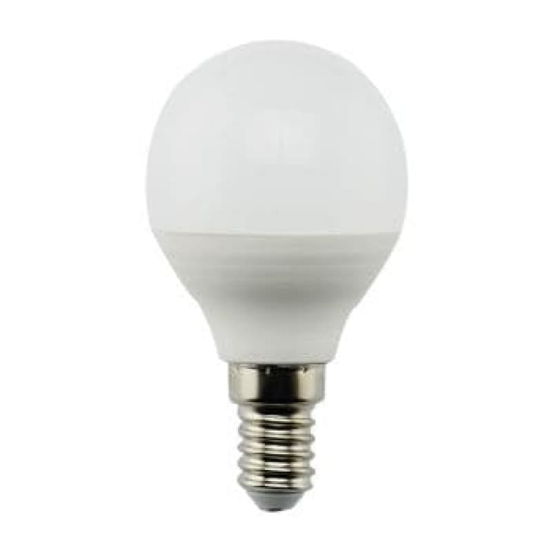 фото Лампа ecola globe led premium 9,0w g45 220v e14 4000k шар (композит) 82x45, k4qv90elc