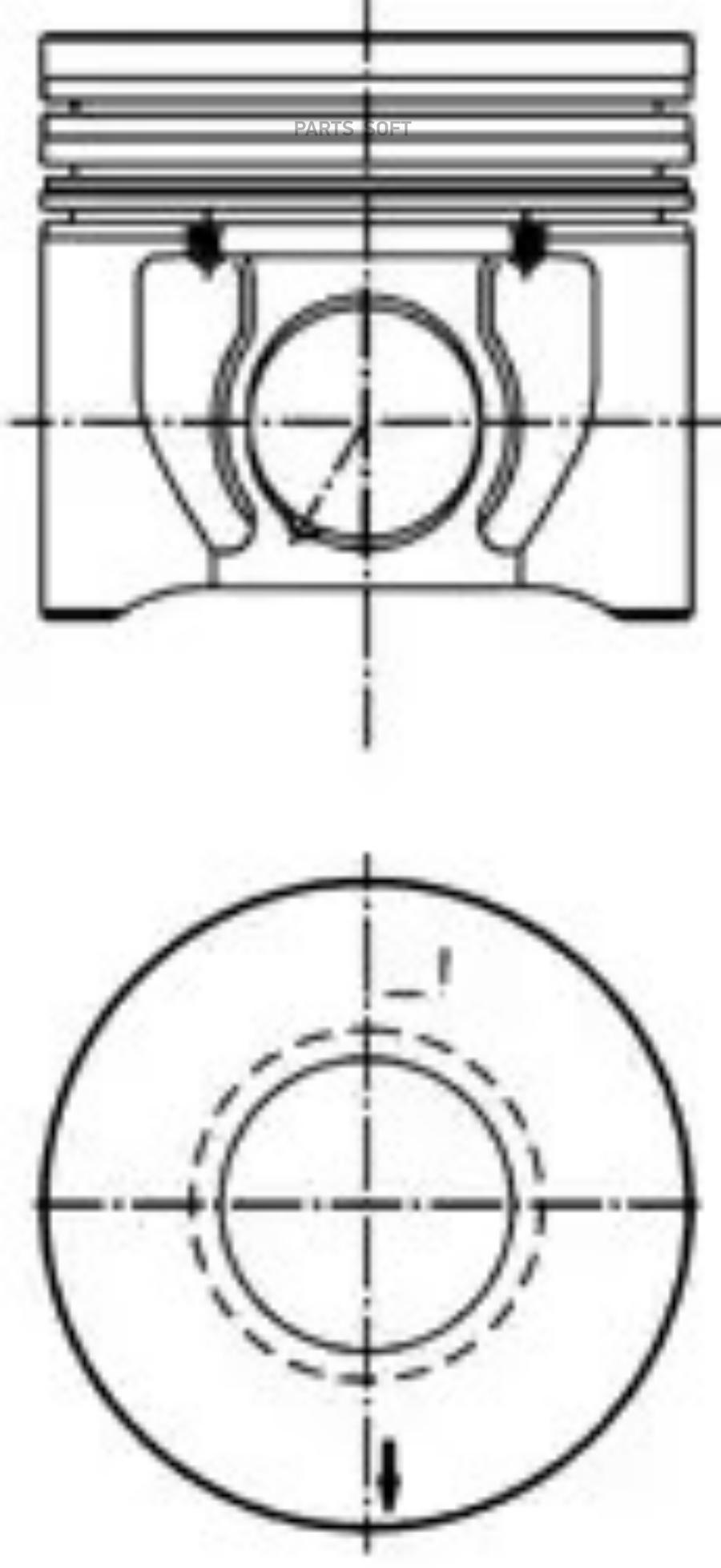 

Поршень Dm.89.90x2.0x2.0x2.0 Std KOLBENSCHMIDT арт. 40171600