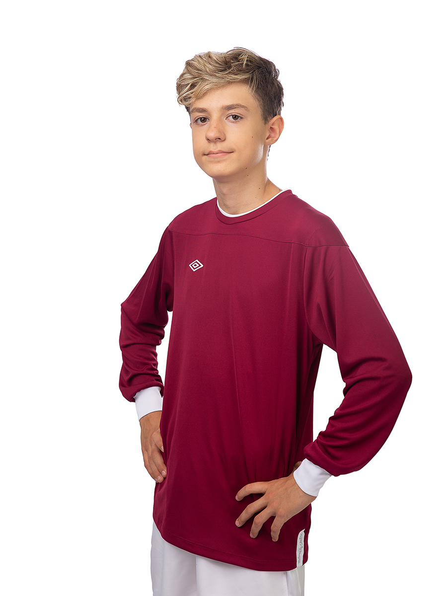 

LEADER JERSEY LS, футболка игр. (6JY) рубин/бел, YL,US, Красный;белый, Leader jersey ls