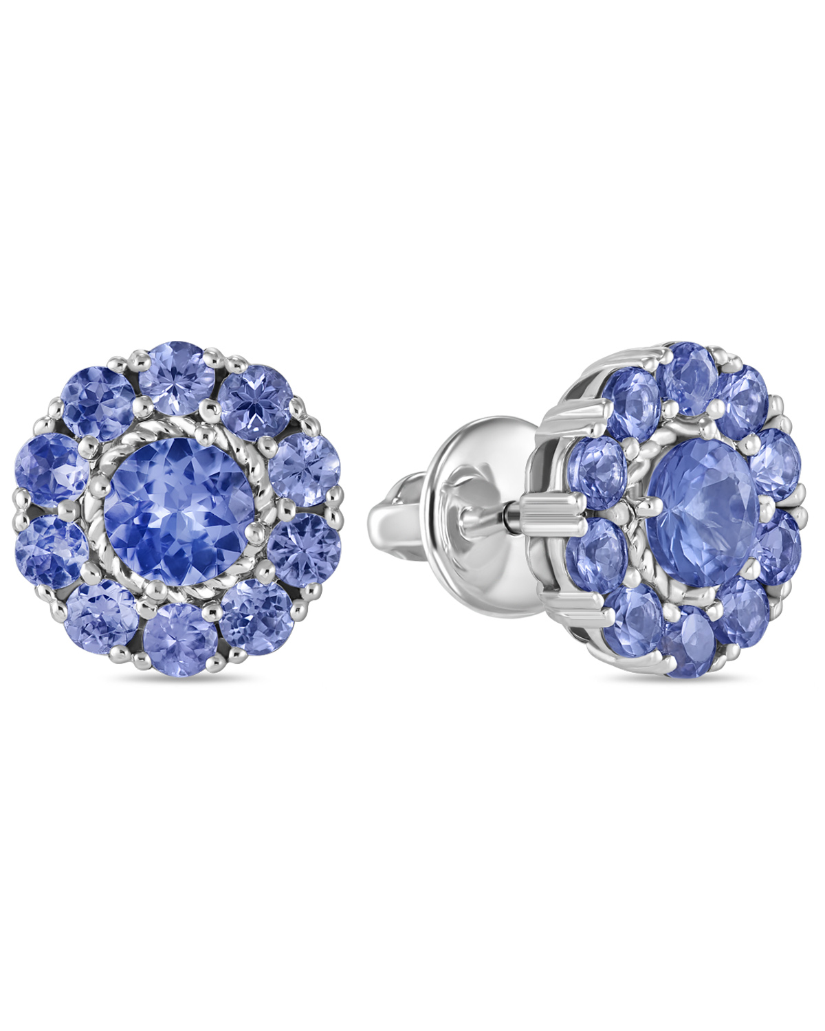 

Серьги пусеты из золота MIUZ Diamonds (Московский ювелирный завод) E01-TN-35832, танзанит, E01-TN-35832