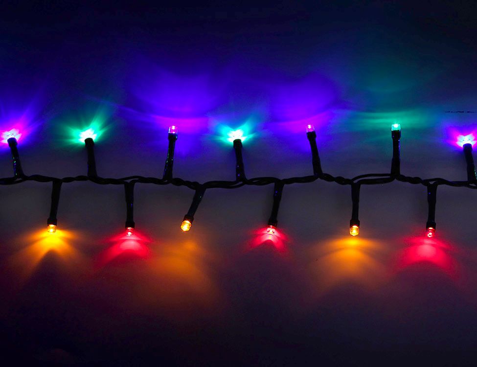 Световая гирлянда новогодняя Edelman Luca Snake 1070859 4 м разноцветный/RGB