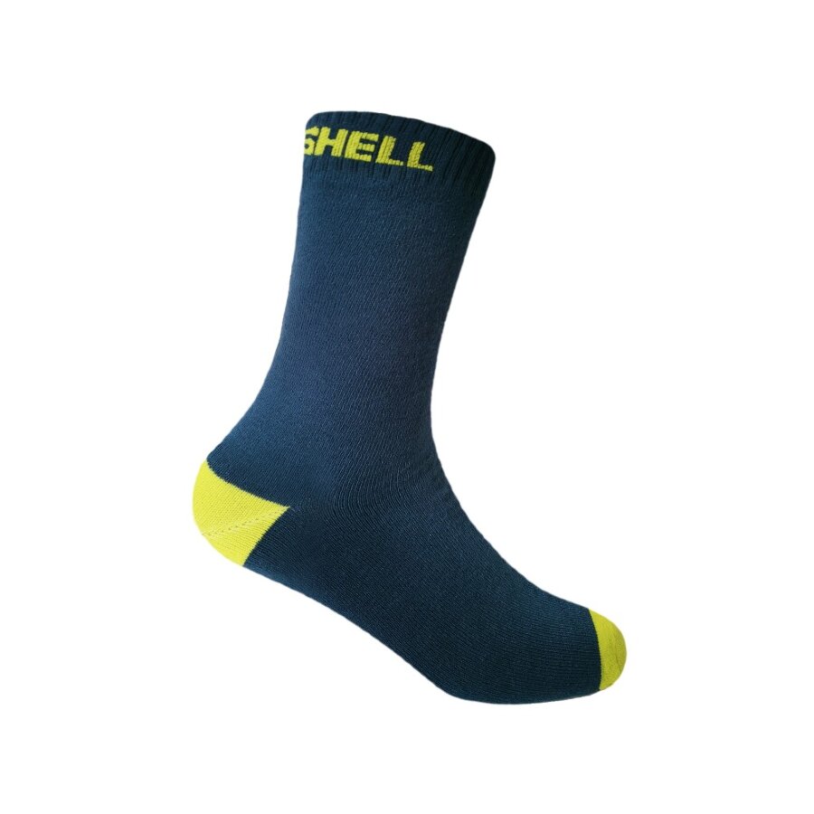 Носки детские водонепроницаемые Dexshell черный/желтый DS543NL размер S (16-18см)