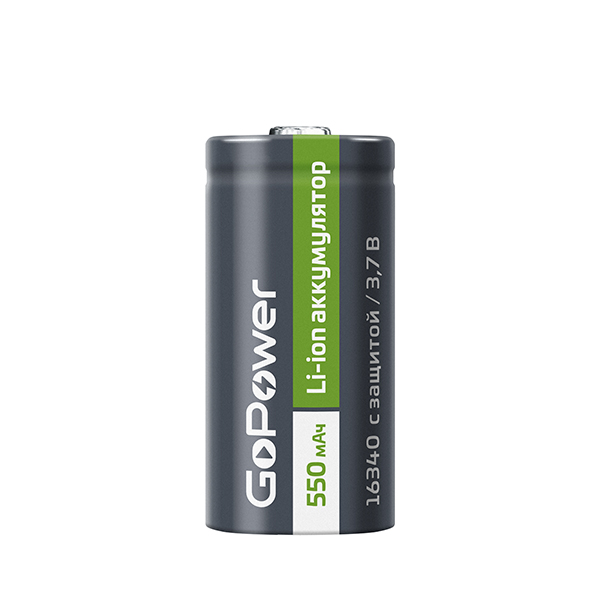 

Батарейки GoPower 16340 RCR123A 2 шт.