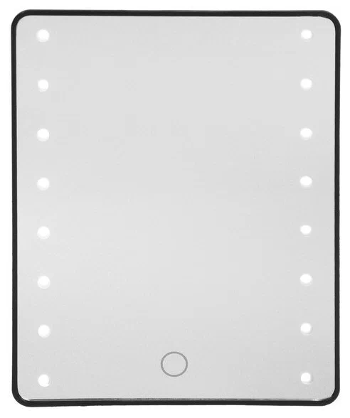 

Зеркало LuazON KZ-15, подсветка 16 LED + увелич. зеркало 5Х, d=7.5 см, 4хААА (не в компл.)