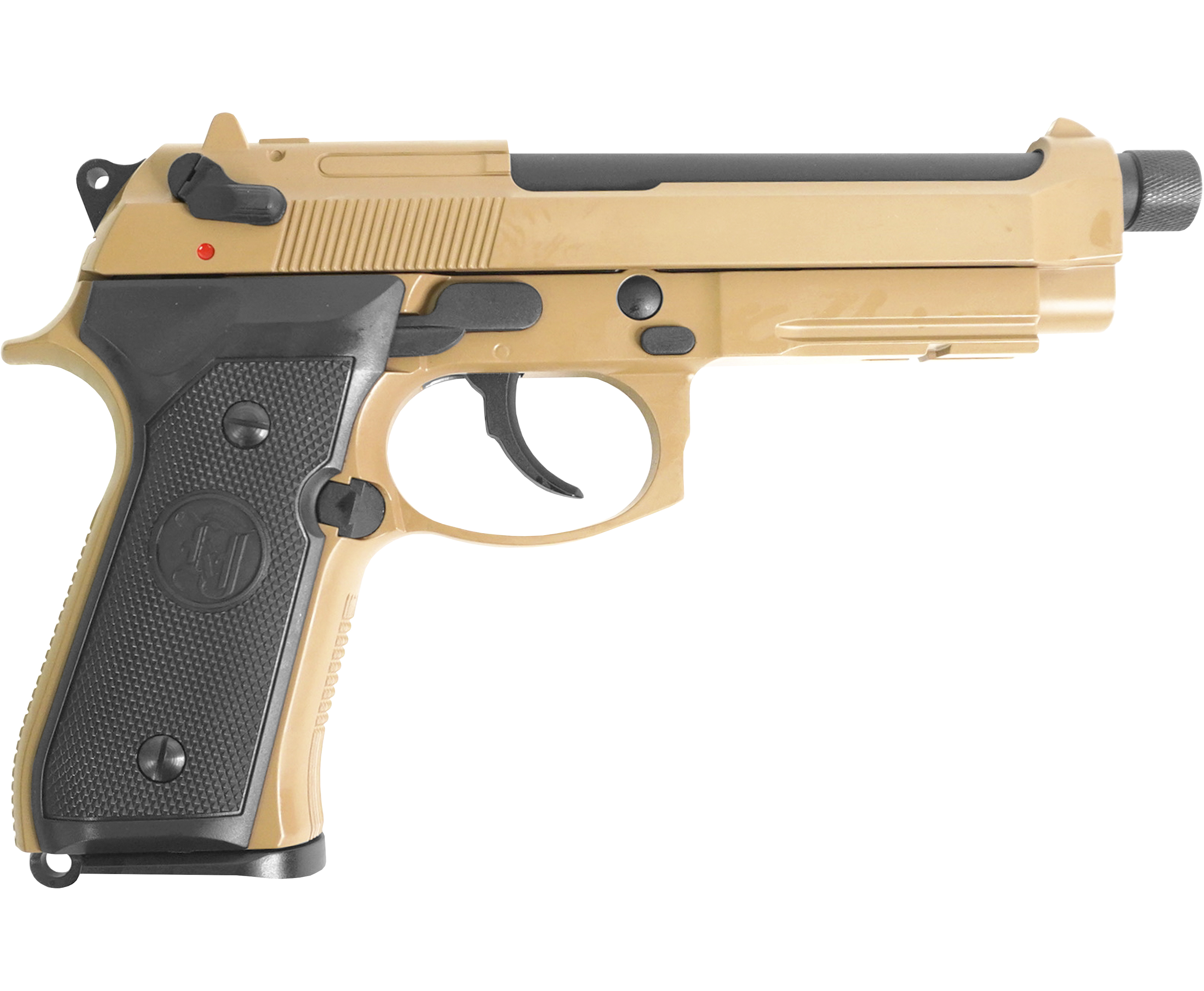 

Страйкбольный пистолет KJW Beretta M9A1 Tan 6 мм, GBB, Gas, Коричневый;черный, Beretta M9A1 Tan