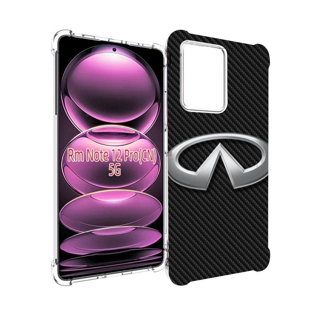 

Чехол MyPads infiniti-2 мужской для Xiaomi Redmi Note 12 Pro, Прозрачный, Tocco