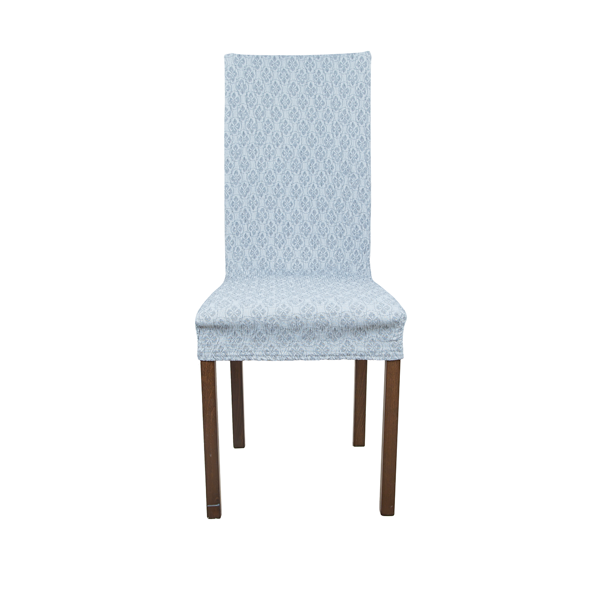 фото Чехол на стул 2 шт со спинкой 50 см "фло" серый еврочехол