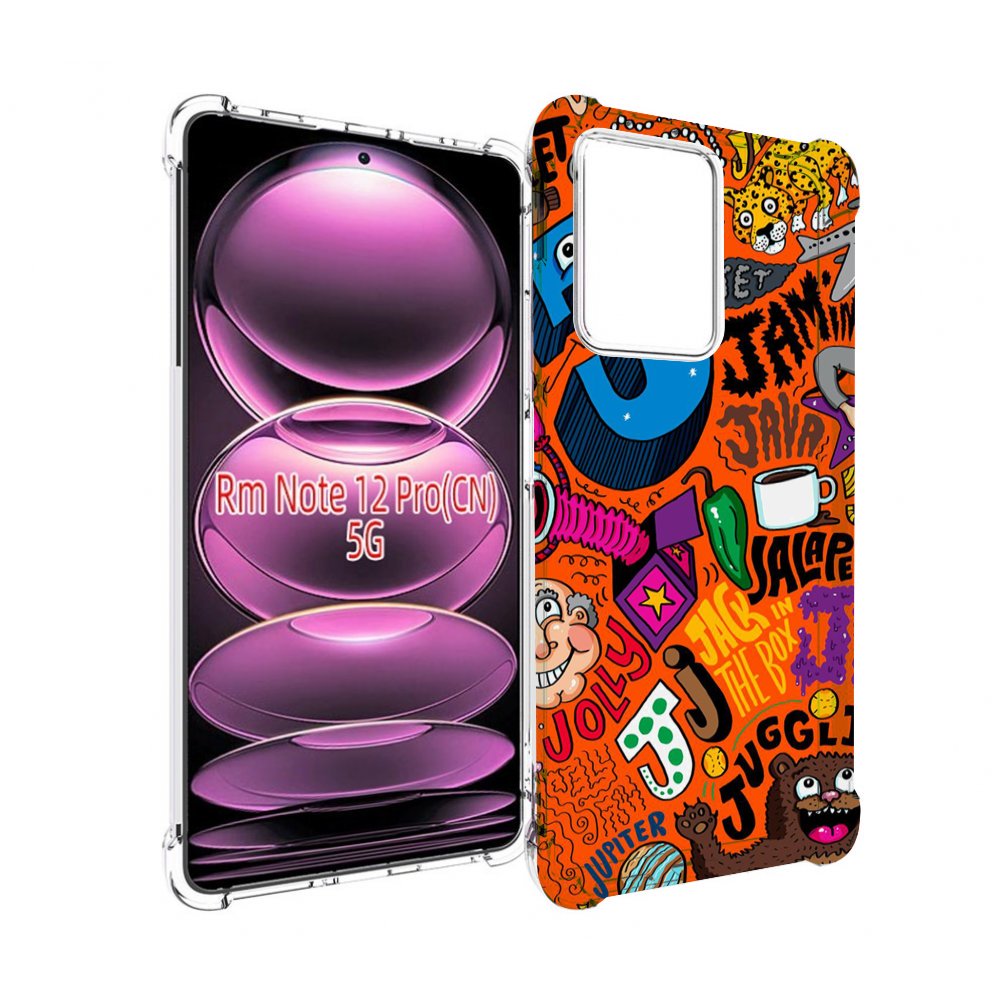 

Чехол MyPads funky-decor для Xiaomi Redmi Note 12 Pro, Прозрачный, Tocco