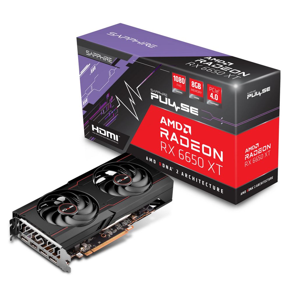 

Видеокарта Sapphire AMD Radeon RX 6650 XT GAMING OC (11319-07-20G), Radeon RX 6650 XT GAMING OC