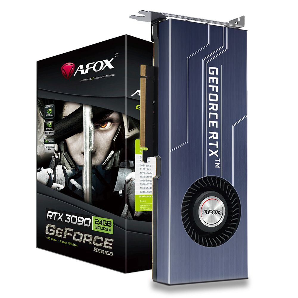 

Видеокарта Afox NVIDIA GeForce RTX 3090 (AF3090-24GD6XH7), GeForce RTX 3090