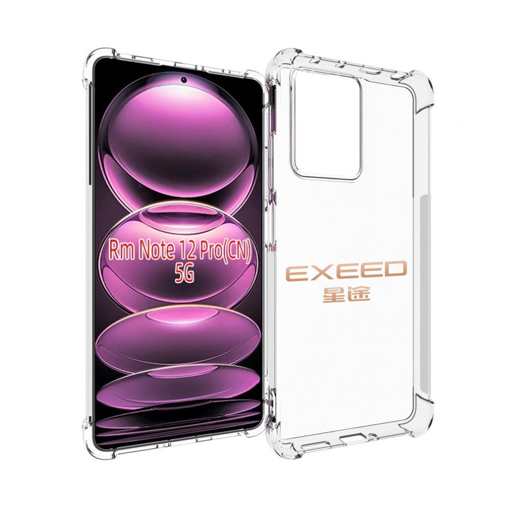 

Чехол MyPads exeed 2 для Xiaomi Redmi Note 12 Pro, Прозрачный, Tocco