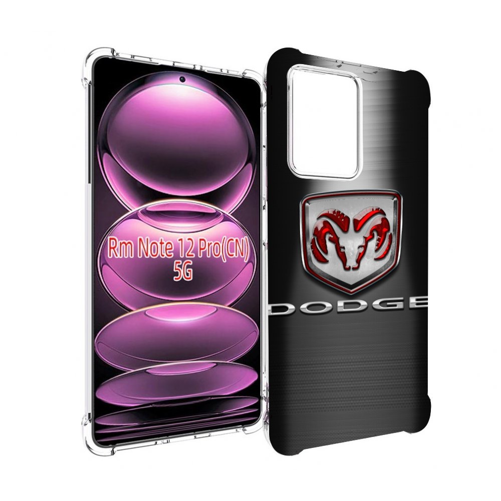 

Чехол MyPads dodge 1 мужской для Xiaomi Redmi Note 12 Pro, Прозрачный, Tocco