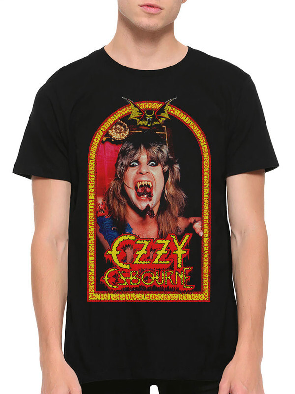 фото Футболка мужская design heroes оззи осборн - ozzy osbourne черная 3xl