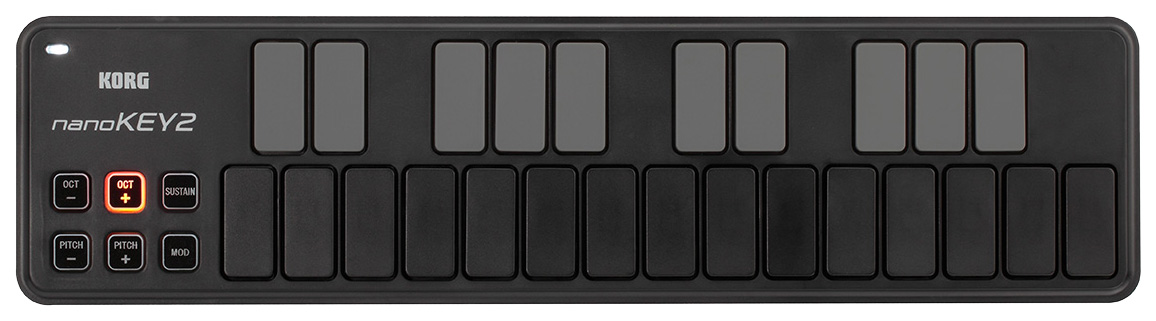 Korg NANOKEY2-BK Портативный USB-MIDI-контроллер