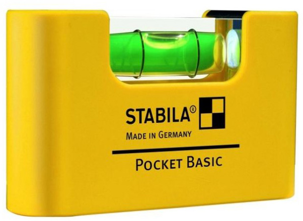 

Уровень строительный Stabila 17889 тип Pocket Basic, 1 гор., точн. 1мм/м