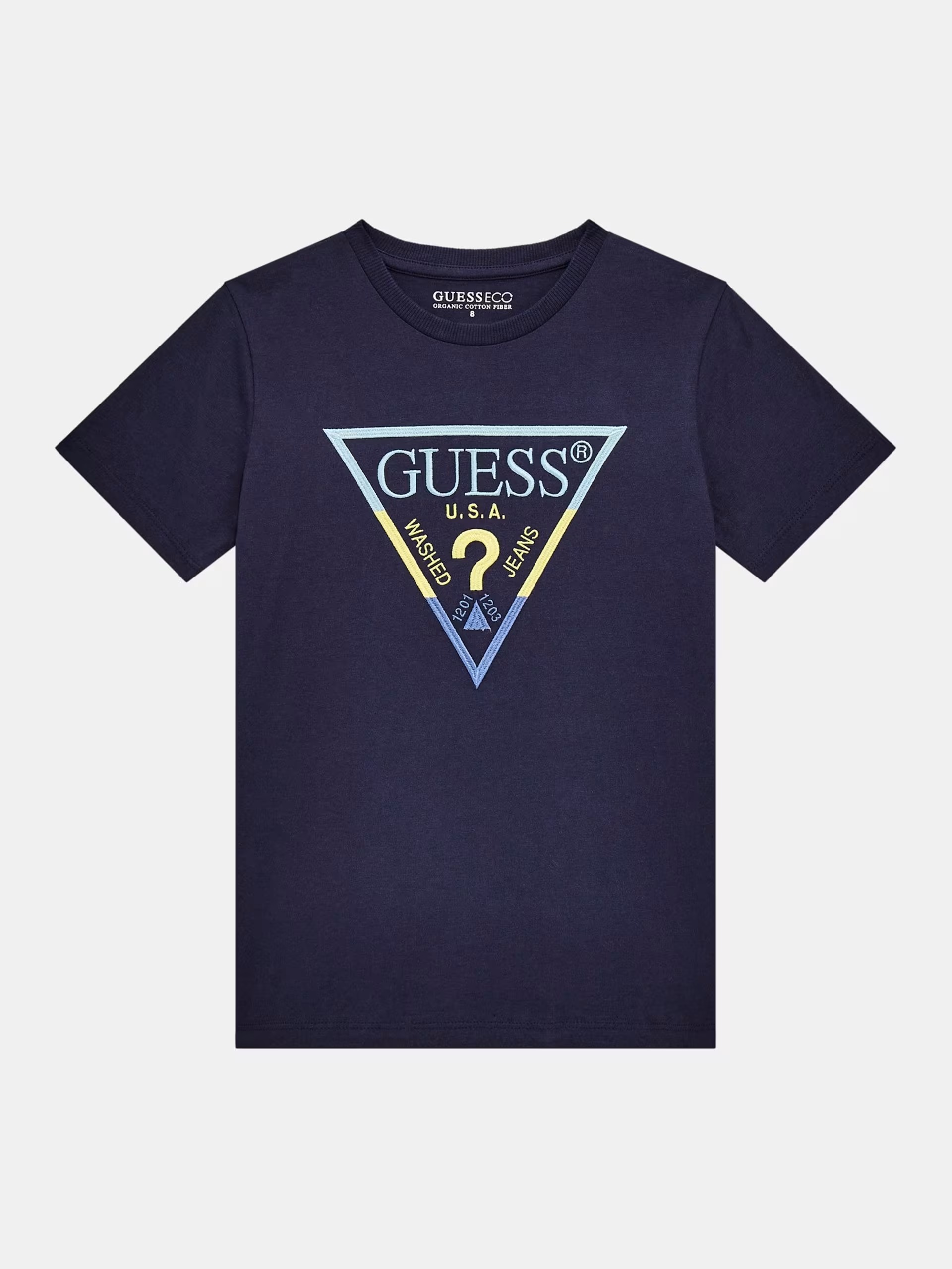 Футболка детская для мальчиков Guess L4YI06K8HM4 синяя 8 GUESS синий