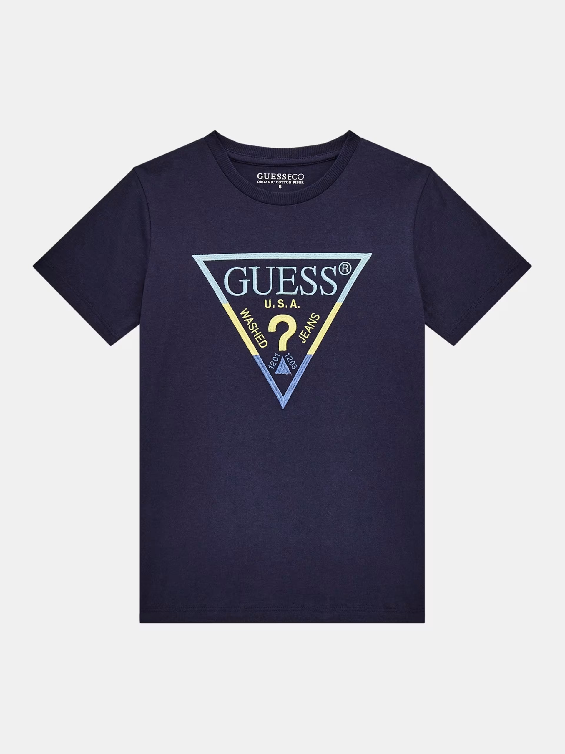 

Футболка детская для мальчиков Guess L4YI06K8HM4 синяя 7, Синий, L4YI06K8HM4