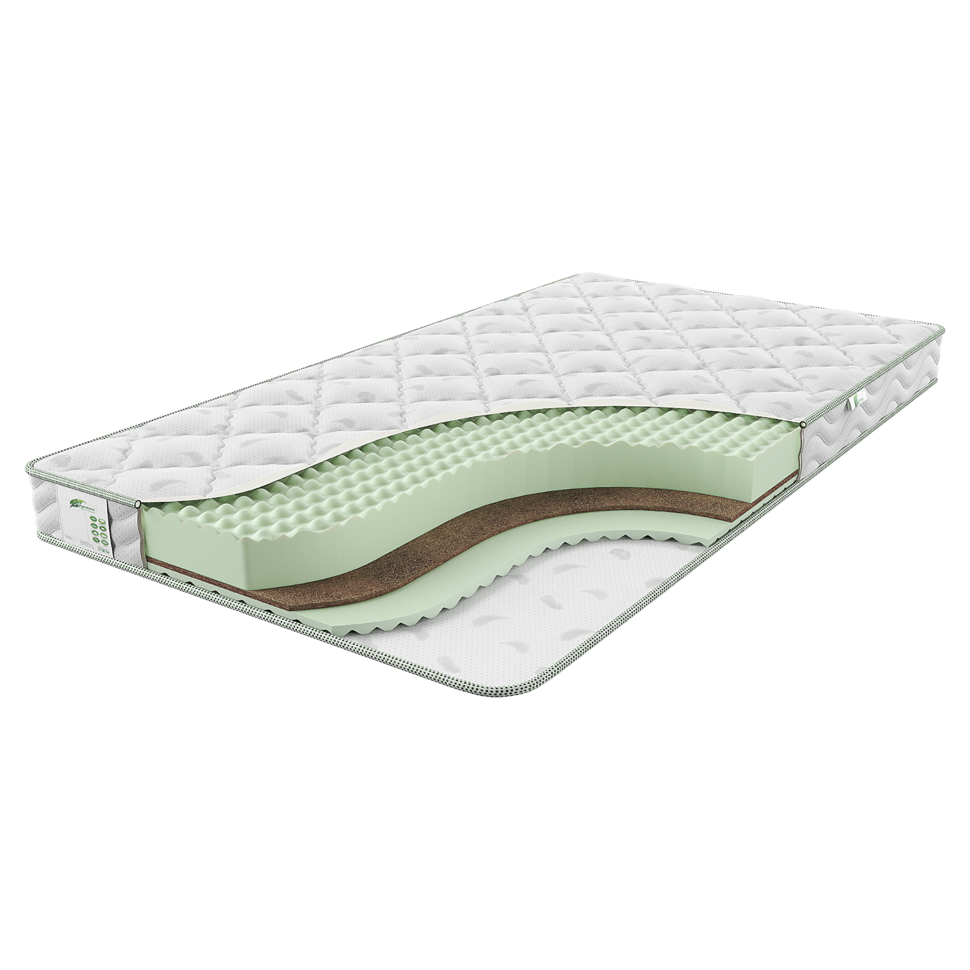 

Матрас Agreen Clean Kioto 110х190, Белый, Clean Kioto