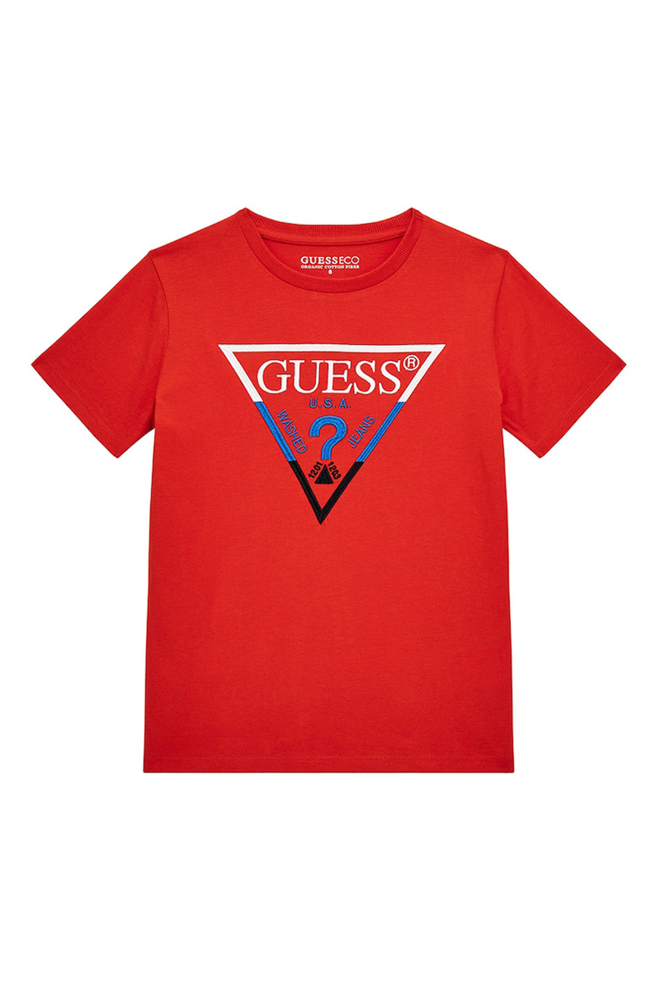 

Футболка детская для мальчиков Guess L4YI06K8HM4 красная 16, Красный, L4YI06K8HM4