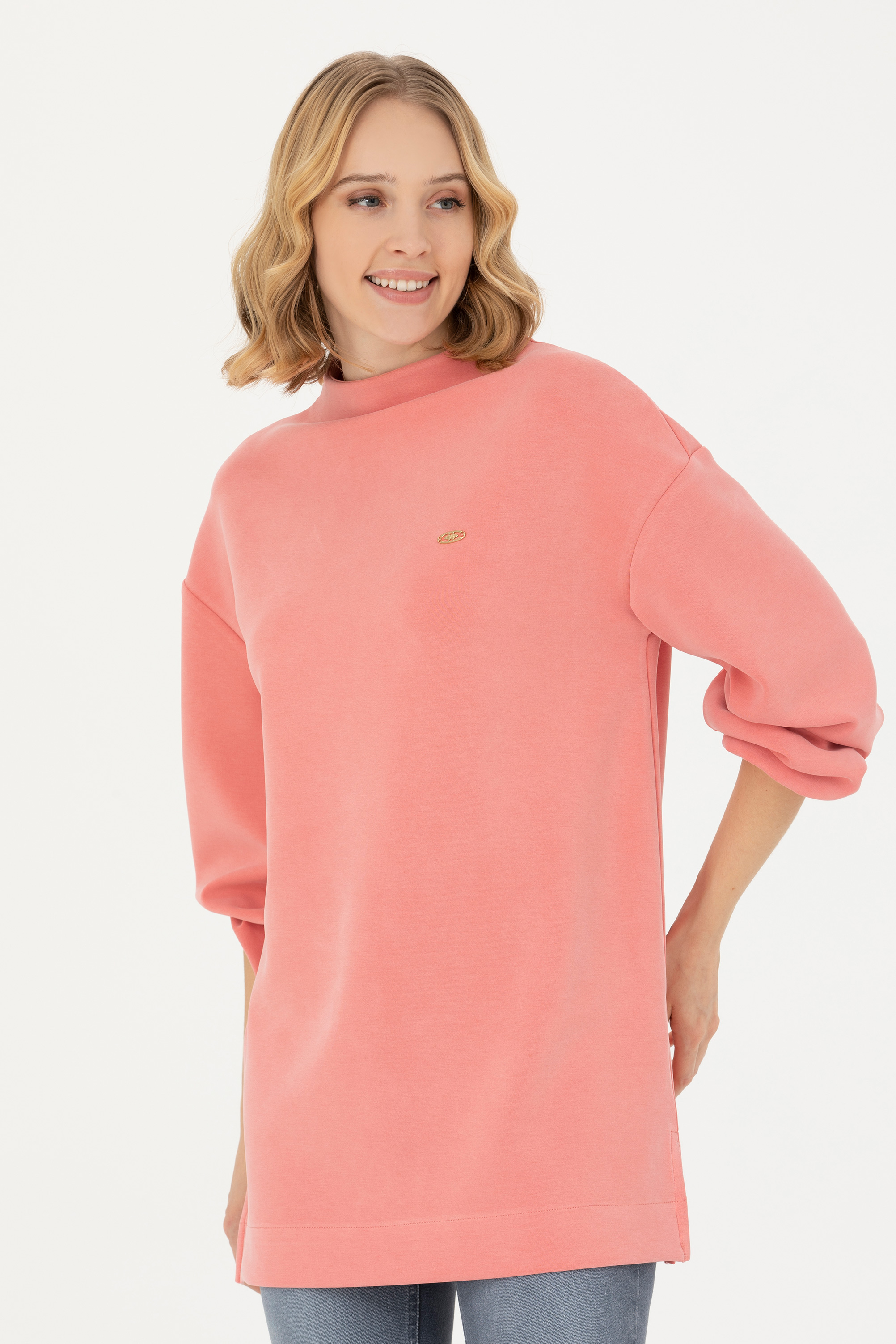 

Свитшот женский US Polo Assn G082SZ0820NESTE розовый L, G082SZ0820NESTE
