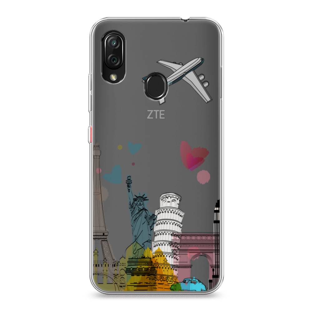 

Чехол Awog на ZTE Blade V10 Vita / ЗТЕ Блэйд V10 Vita "Самолет путешествий", Разноцветный, 132650-10