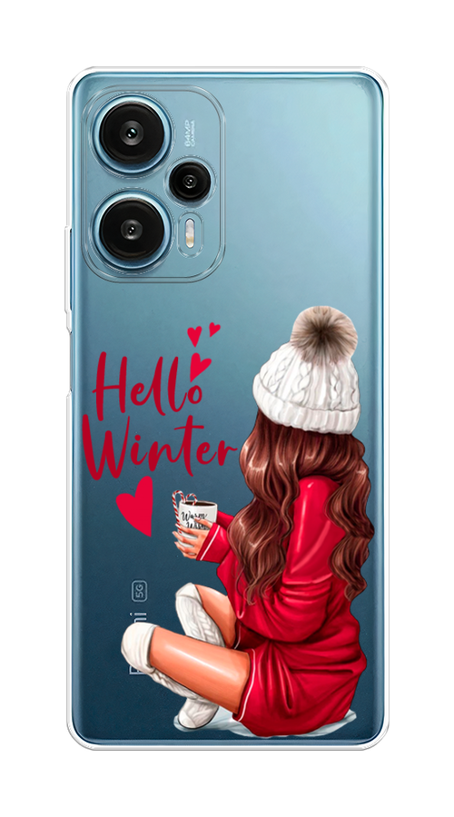 

Чехол на Xiaomi Redmi Note 12 Turbo "Hello winter", Красный;белый;коричневый, 318450-5