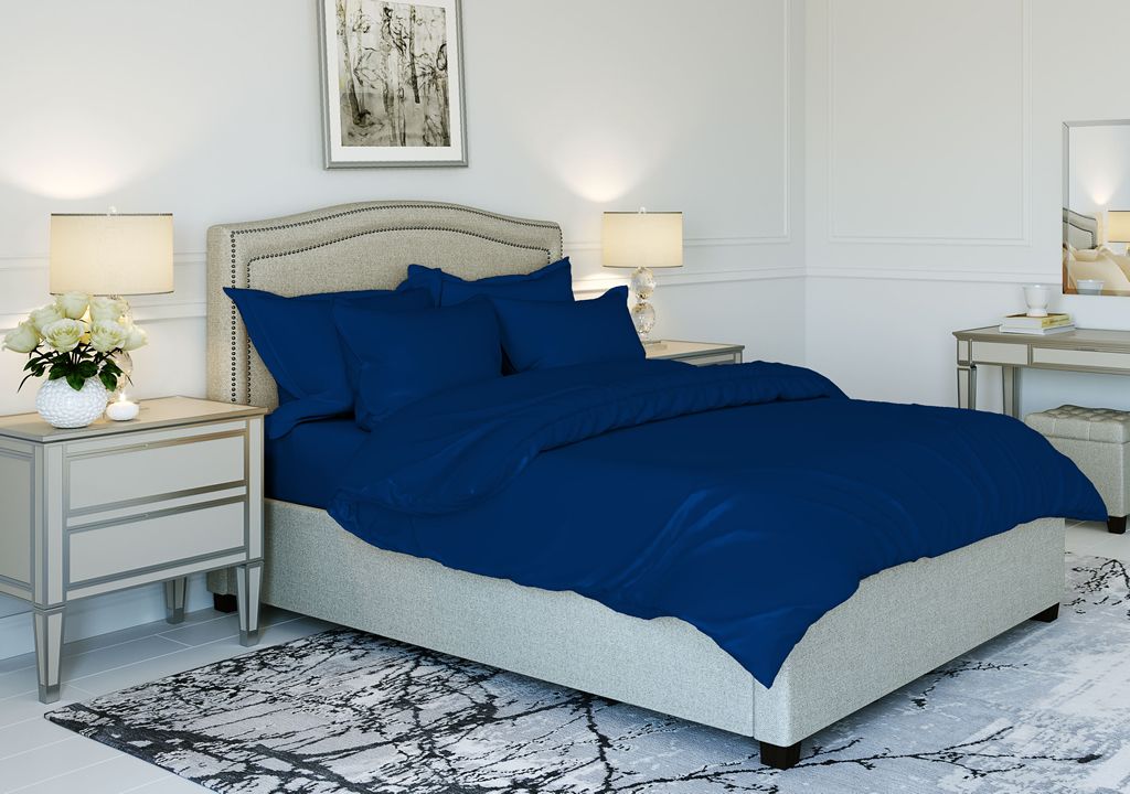 

Простыня Maktex из поплина 220x240 Синий, Простыни из поплина