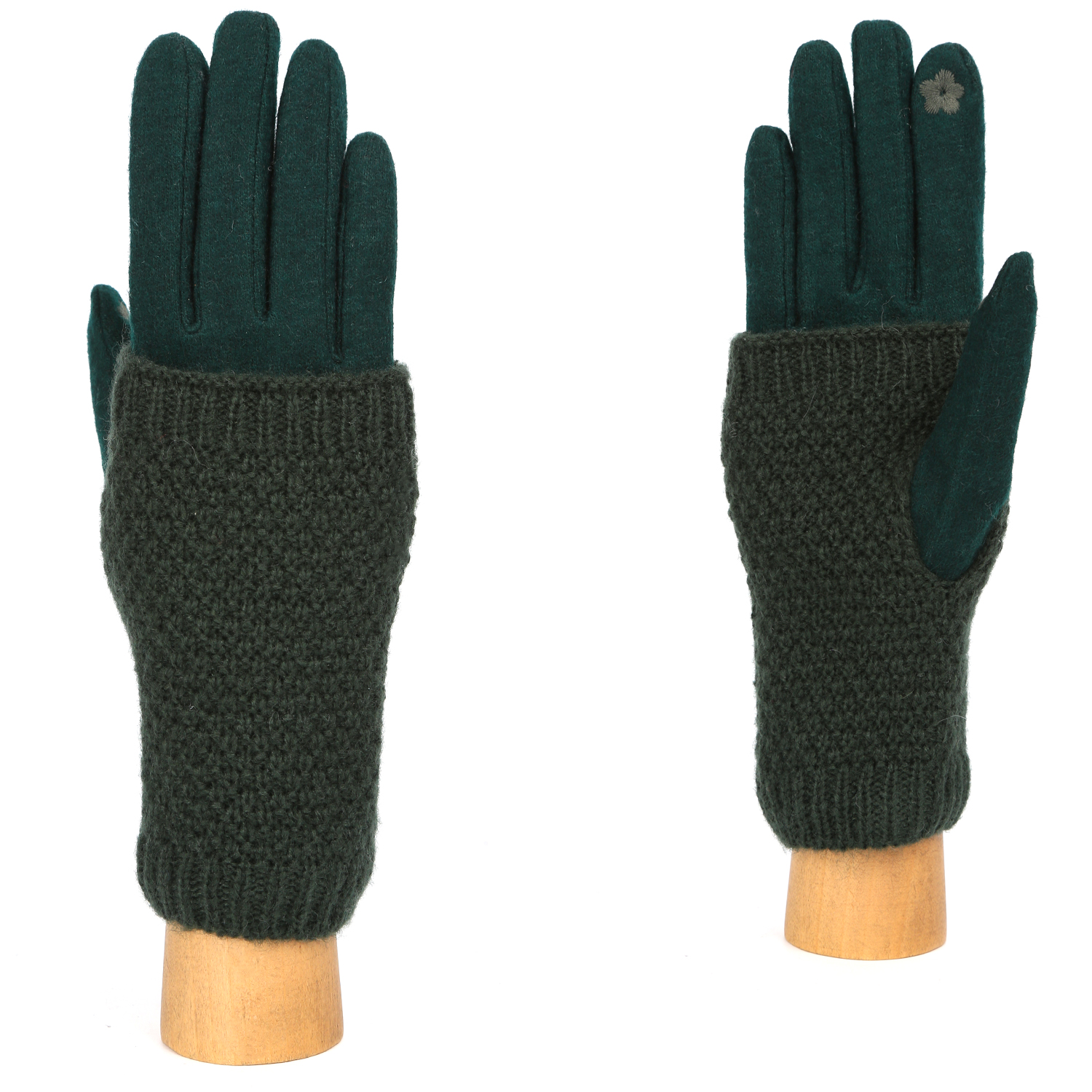 

Перчатки женские FABRETTI JDF26 зеленые, р. 7, Зеленый, JDF26