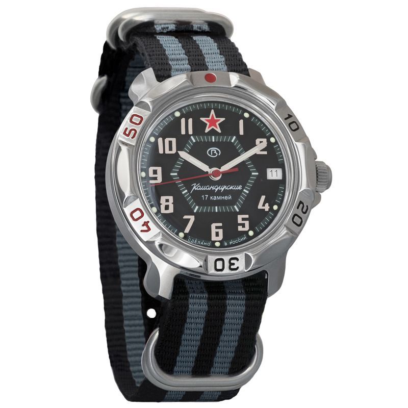 

Наручные часы мужские Восток 811744 серые/черные, 811744