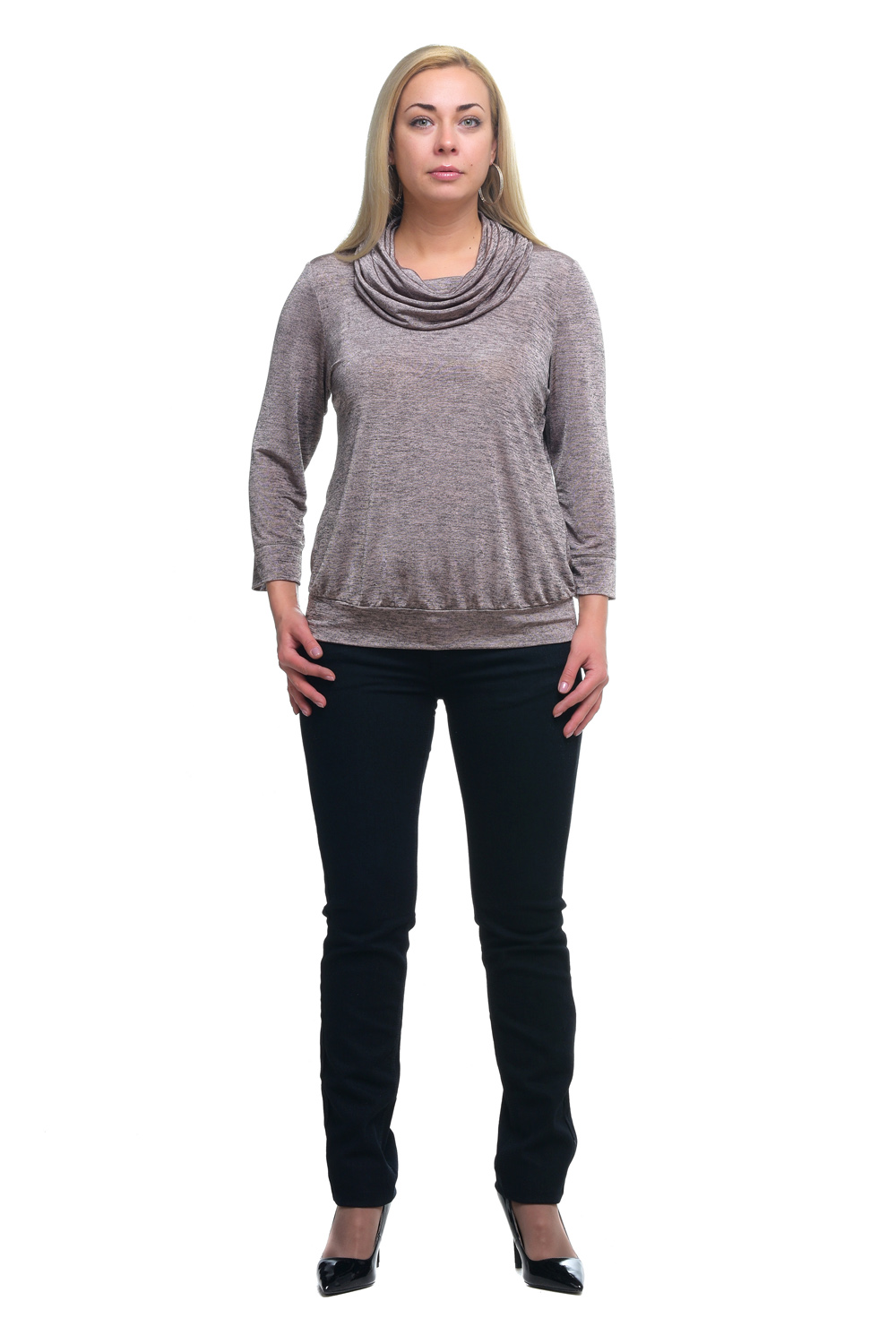 

Блуза женская OLSI 1810012 коричневая 48 RU, 1810012