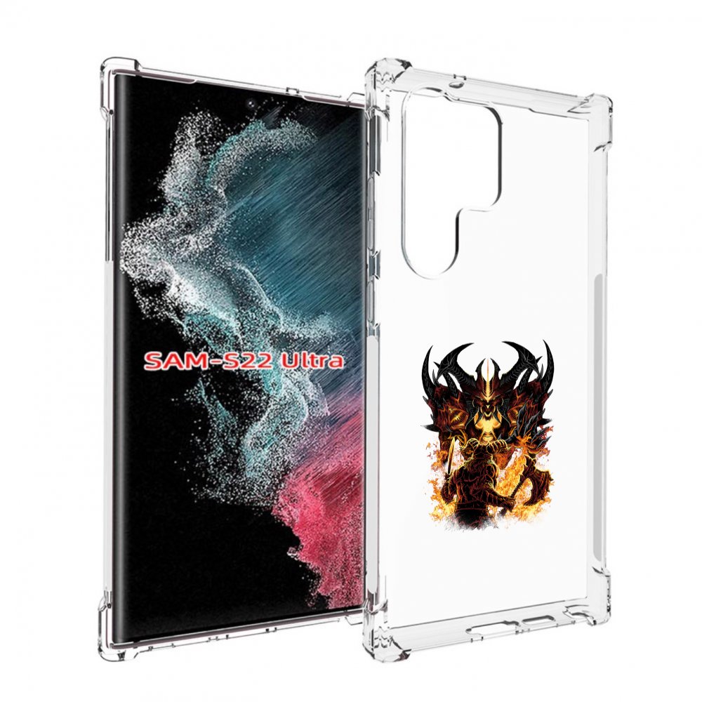 

Чехол MyPads демон shadow fiend для Samsung Galaxy S23 Ultra, Прозрачный, Tocco
