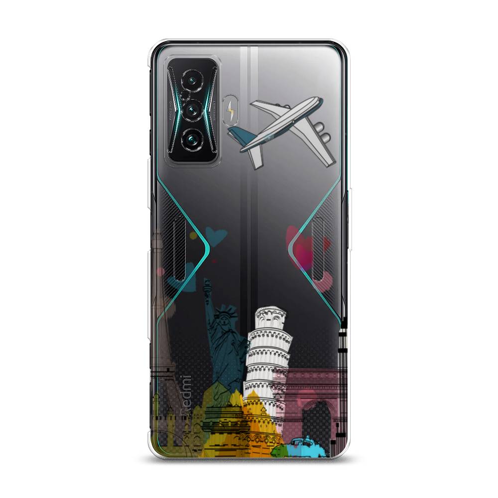 

Чехол Awog на Xiaomi Redmi K50 GE/F4 GT "Самолет путешествий", Разноцветный, 314350-10
