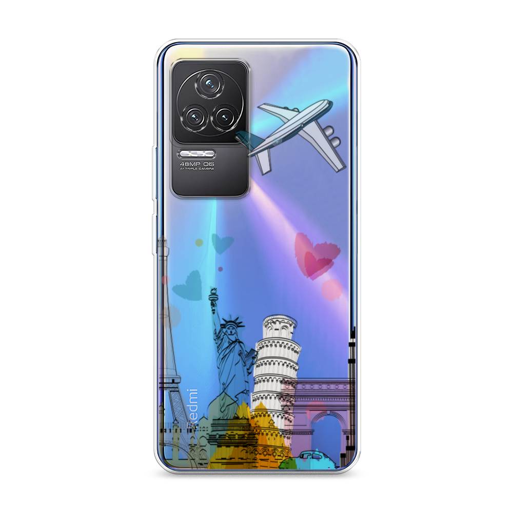 

Чехол Awog на Xiaomi Redmi K50 "Самолет путешествий", Разноцветный, 312250-10