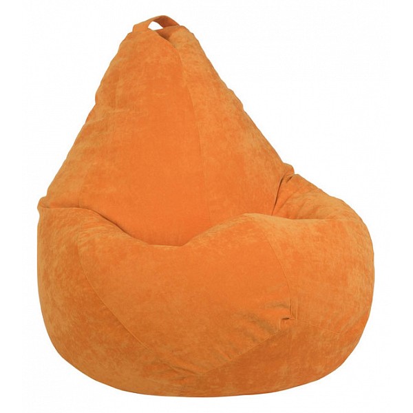 фото Кресло-мешок оранжевый микровельвет xl dreambag