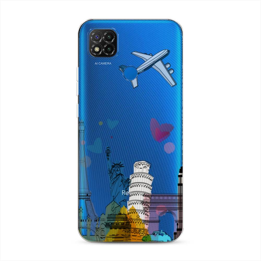 

Чехол Awog на Xiaomi Redmi 9C "Самолет путешествий", Разноцветный, 39050-10