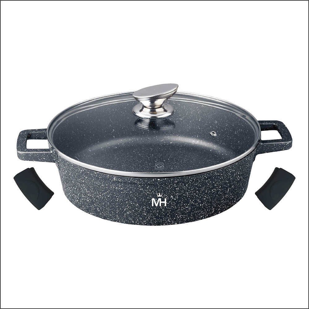 Сковорода-сотейник MercuryHaus Granite MC - 1813 32 см